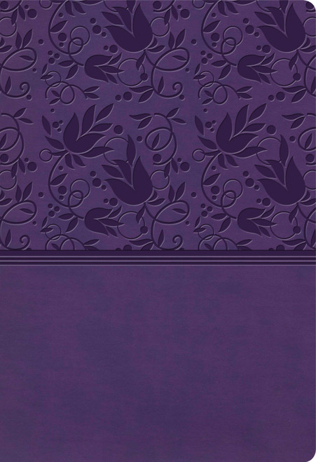KJV Super Giant Print Reference Bible, Purple LeatherTouch Leather