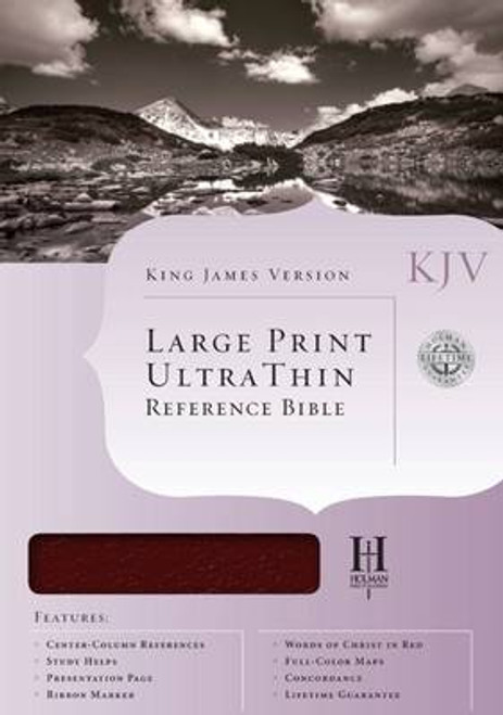 KJV Ultrathin Reference Bible (B onded Leather / fine binding)