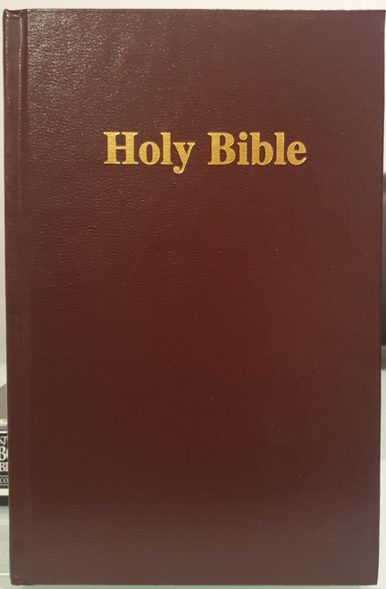 Holy Bible Large Print Burgundy Hardcover