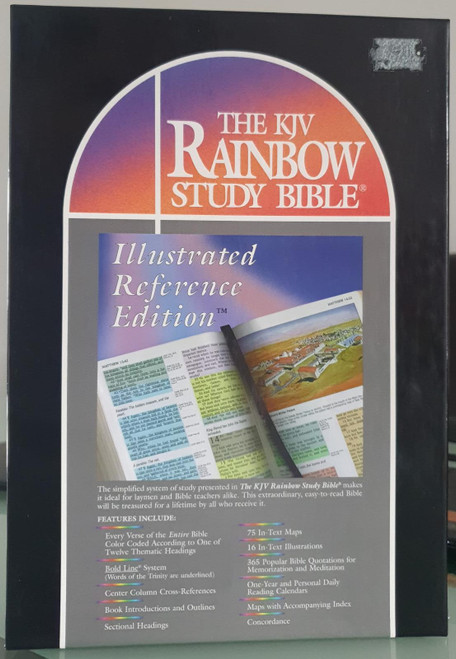 Rainbow Study Bible-KJV-Illustrated Imitation Leather