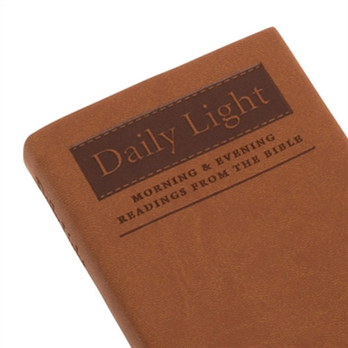 Daily Light, slimline edition (leather effect) - Brown