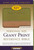 Personal Size Giant Print Reference Bible Olive on Tan Flexisoft