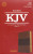 KJV Ultrathin Reference Bible Saddle Brown Leathertouch