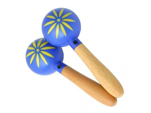 Maracas Plastic Blue 5cm