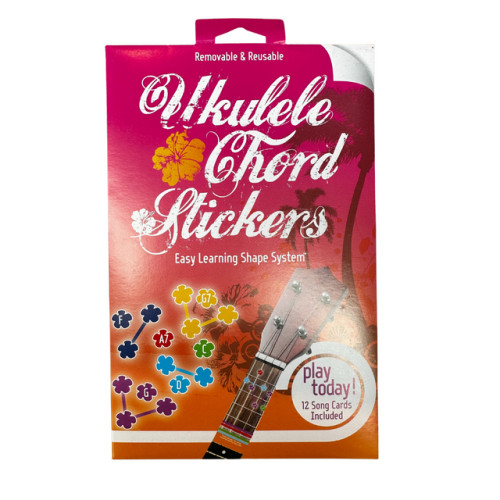 Ukulele Chord Sticker Pack