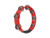 Plastic Tambourine 10" With Grip Red