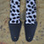 Black & White Dalmation Faux Fur Guitar Strap