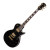 J&D Luthiers JD-DLC-BLK LP Custom Electric Guitar