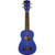 Makala Dolphin Soprano Ukulele Metallic Blue