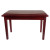 Crown Deluxe Timber Trim Duet Piano Stool with Storage Compartment (Mahogany)