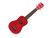 Monterey Soprano Ukulele Red