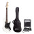Casino ST-Style Electric Guitar and 10 Watt Amplifier Pack (White)