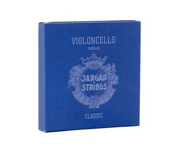 Jargar Cello Strings Medium Blue