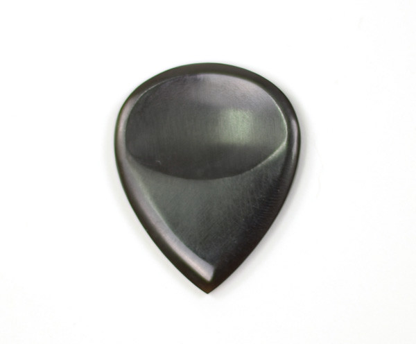 Guitar Pick Black Horn Scalloped USA