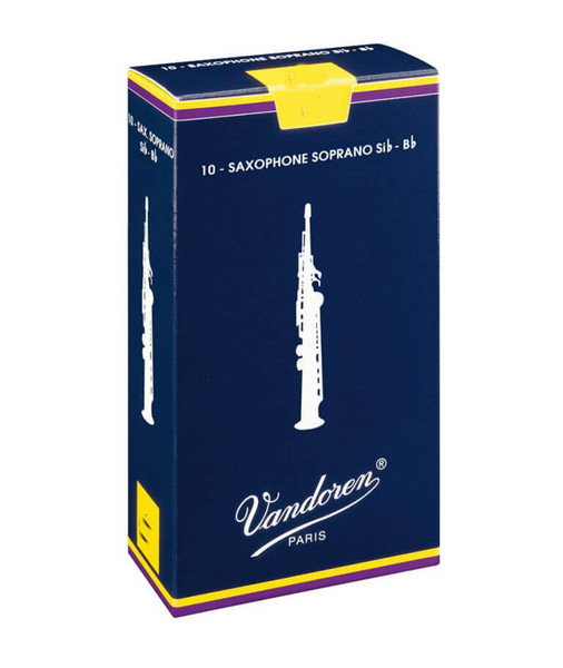 Vandoren Traditional Bb Soprano Sax Reeds 2