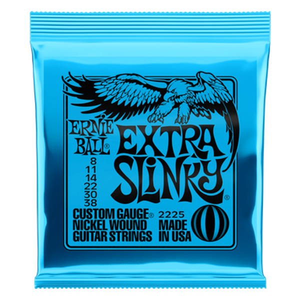 Ernie Ball Electric Guitar Strings Extra Slinky 8-38