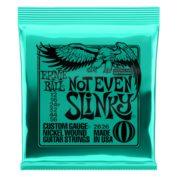 Ernie Ball Electric Guitar Strings Not Even Slinky 12-56