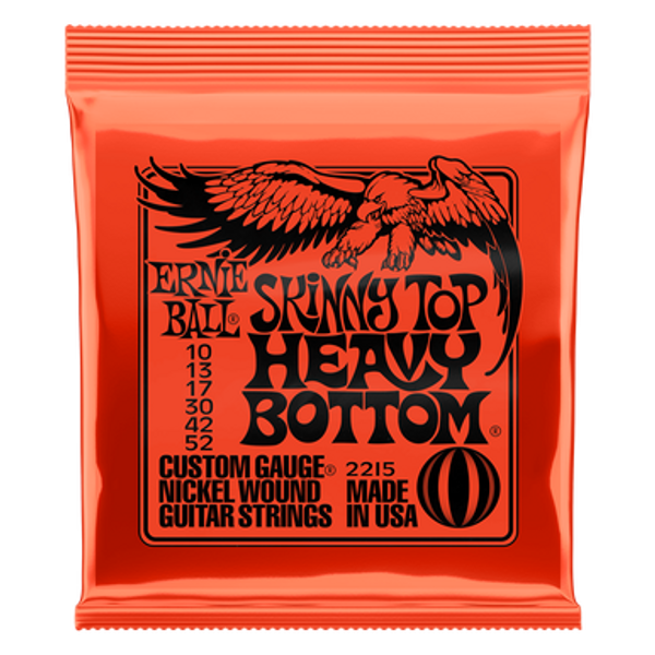 Ernie Ball Electric Guitar Strings Skinny Top Heavy Bottom 10-52