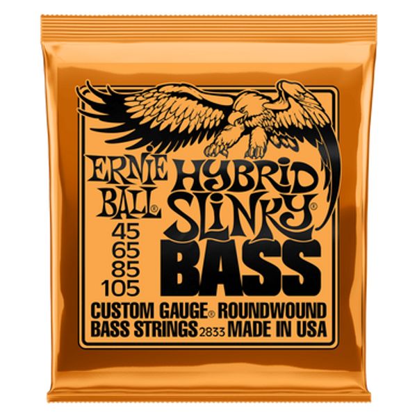 Ernie Ball 4 String Bass Hybrid Slinky 45-105 Strings