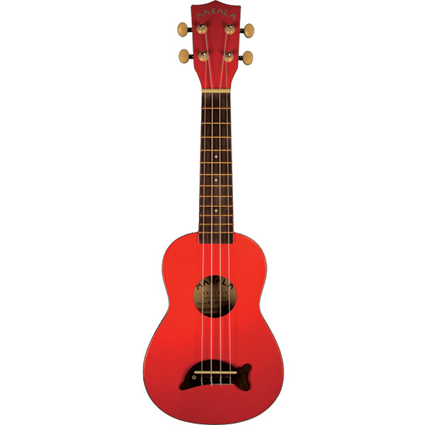 Makala Dolphin Soprano Ukulele Red