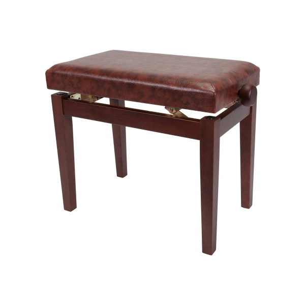 Crown Standard Height Adjustable Piano Stool (Walnut)