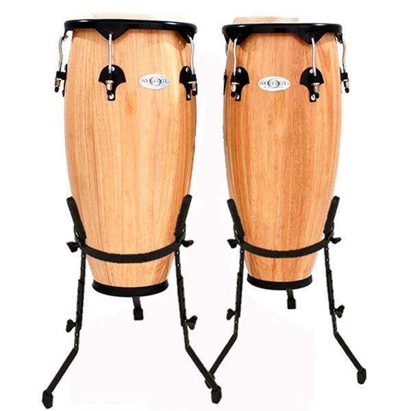 Toca 10 & 11" Synergy Series Wooden Conga Set in Natural