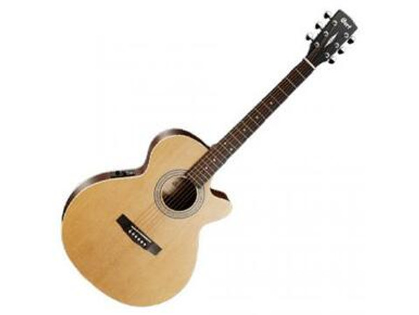 Cort SFX-E Slim Body Cutaway Acoustic Guitar with Pickup Natural Satin