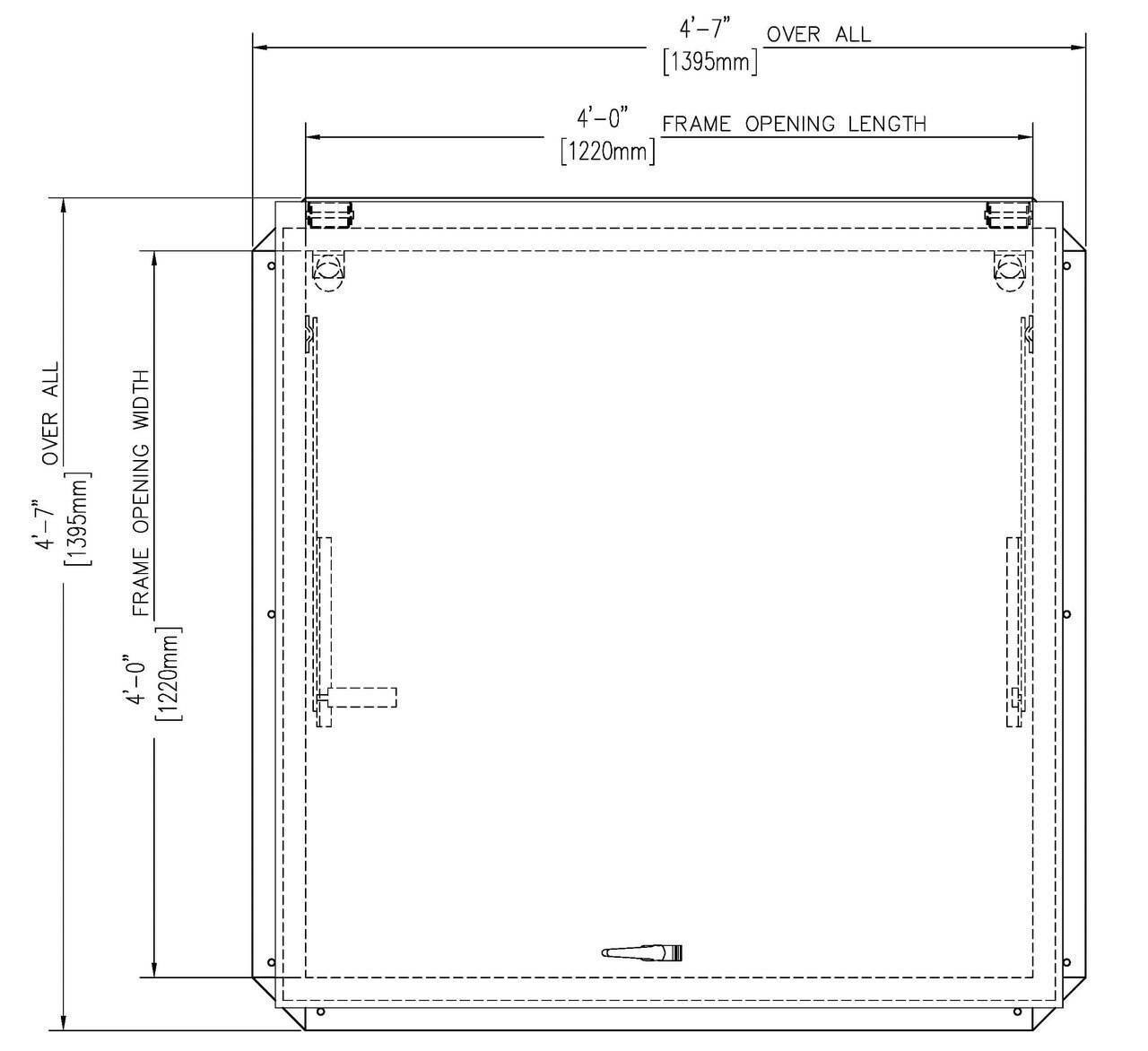 liner Gå tilbage drikke Aluminum Equipment Access Roof Hatch - Bilco