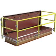 Bilco 30 x 96 Service Stair Access Roof Hatch Safety Railing System - Bilco