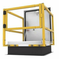 Milcor SAF-T-RAIL Standard Retrofit Safety Railing - Ship Stair