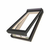 Fakro 48 x 46 Solar Powered Venting Deck-Mounted Skylight - Laminated Glass - Fakro
