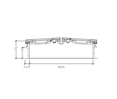 Babcock Davis 66 x 144 Galvanized Steel Quad Door SafeMAX Smoke Vent, Rooftop Close