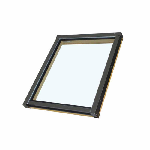 Fakro 24 x 27 Fixed Deck-Mounted Skylight - Tempered Glass - Fakro
