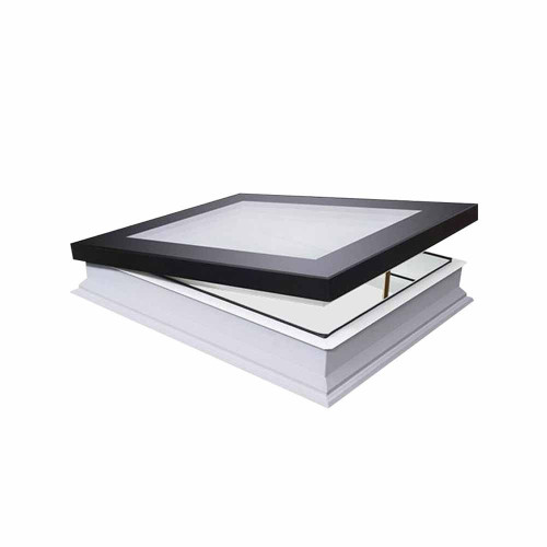 Fakro 36 x 36 Manual VentedFlat Roof Deck-Mounted Skylight DMF - Triple Glazed - Fakro