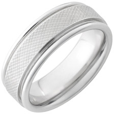 Serinium-Rounded-Edge-Band-with-Tuscany-Laser-Engraving-Wedding-Band-Side-View1