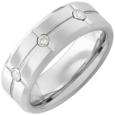 Serinium-Beveled-Edge-8mm-Rectangle-Grooves,-3-Round-Diamonds,-Polished-Finish-Wedding-Band-Side-View1 Serinium-Beveled-Edge-8mm-Rectangle-Grooves,-3-Round-Diamonds,-Polished-Finish-Wedding-Band-Side-View1