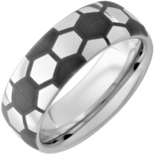 Serinium-Domed-8mm-Soccer-Ball-Design-Laser-Engraving-Wedding-Band-Side-View1 Serinium-Domed-8mm-Soccer-Ball-Design-Laser-Engraving-Wedding-Band-Side-View1