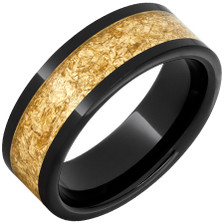 Black-Diamond-Ceramic-Pipe-Cut-8mm-with-Gold-Leaf-Inlay-Wedding-Band-Side-View1 Black-Diamond-Ceramic-Pipe-Cut-8mm-with-Gold-Leaf-Inlay-Wedding-Band-Side-View1