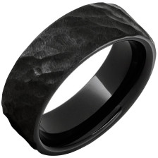 Thor-Hammered-Design-Texture-Black-Diamond-Ceramic-8mm-Wedding-Band-Side-View1 Thor-Hammered-Design-Texture-Black-Diamond-Ceramic-8mm-Wedding-Band-Side-View1