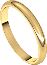 Yellow-Gold-2.5mm-Standard-Half-Round-Wedding-Band-Side-View1 Yellow-Gold-2.5mm-Standard-Half-Round-Wedding-Band-Side-View1