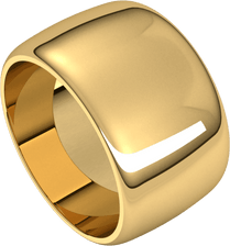 Yellow-Gold-12mm-Standard-Half-Round-Wedding-Band-Side-View2 Yellow-Gold-12mm-Standard-Half-Round-Wedding-Band-Side-View2