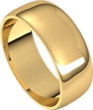 Yellow-Gold-7mm-Lightweight-Half-Round-Wedding-Band-Side-View2 Yellow-Gold-7mm-Lightweight-Half-Round-Wedding-Band-Side-View2