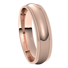Rose-Gold-5mm-Comfort-Fit-Double-Milgrain-Edge-Wedding-Band-Side-View1 Rose-Gold-5mm-Comfort-Fit-Double-Milgrain-Edge-Wedding-Band-Side-View1
