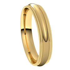 Yellow-Gold-4mm-Comfort-Fit-Double-Milgrain-Edge-Wedding-Band-Side-View1 Yellow-Gold-4mm-Comfort-Fit-Double-Milgrain-Edge-Wedding-Band-Side-View1