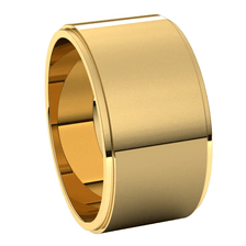 Yellow-Gold-10mm-Standard-Flat-with-Edge-Wedding-Band-Side-View2 Yellow-Gold-10mm-Standard-Flat-with-Edge-Wedding-Band-Side-View2