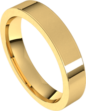 Yellow-Gold-4mm-Comfort-Fit-Flat-Wedding-Band-Side-View1 Yellow-Gold-4mm-Comfort-Fit-Flat-Wedding-Band-Side-View1