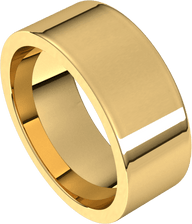 Yellow-Gold-8mm-Comfort-Fit-Flat-Wedding-Band-Side-View1 Yellow-Gold-8mm-Comfort-Fit-Flat-Wedding-Band-Side-View1