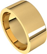 Yellow-Gold-9mm-Comfort-Fit-Flat-Wedding-Band-Side-View Yellow-Gold-9mm-Comfort-Fit-Flat-Wedding-Band-Side-View