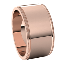 Rose-Gold-10mm-Flat-Milgrain-Step-Edge-Wedding-Band-Side-View1 Rose-Gold-10mm-Flat-Milgrain-Step-Edge-Wedding-Band-Side-View1