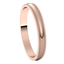 Rose-Gold-2.5mm-Lightweight-Milgrain-Edge-Wedding-Band-Side-View1 Rose-Gold-2.5mm-Lightweight-Milgrain-Edge-Wedding-Band-Side-View1